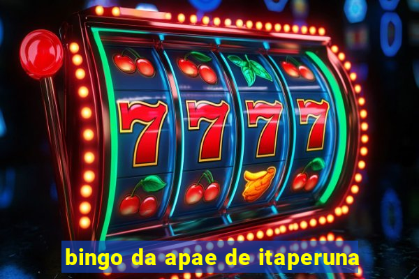 bingo da apae de itaperuna